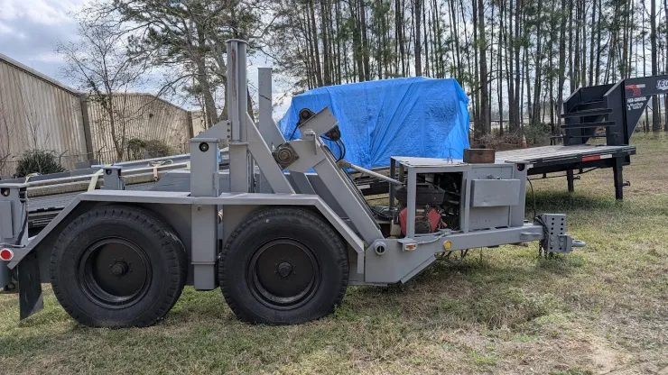 Spooling trailer